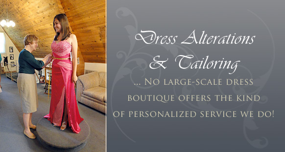 Wedding Dress Alterations, Prom & Formal Gown Tailoring